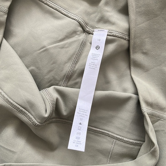 NWOT lululemon HR Align pant - sage green - Size 18 - Picture 5 of 5